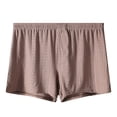 thumbnail image 1 of IWRICH Men's Soft Jacquard Underwear Boxer Briefs Breathable Moisture Wicking Underwear Khaki L, 1 of 5