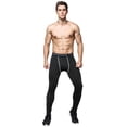 thumbnail image 1 of IWRICH Men's Tight Sportswear Gym Workout Running Leggings Camo Sports Workout Pants 04-Grey M, 1 of 8