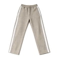 thumbnail image 1 of IWRICH Men's Wide Leg Baggy Pants Fashion Trendy Sweat Pants Elastic Waist Street Sweatpants with Pockets Khaki L, 1 of 4