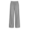 thumbnail image 1 of IWRICH Men's Wide Leg Sweatpants Baggy Drawstring High Waisted Joggers Lounge Sweat Pants with Pockets Grey XXL, 1 of 4