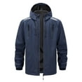 thumbnail image 1 of IWRICH Men's Winter Ski Jacket Waterproof Warm Snow Insulated Coat Lined Snowboard Hooded Raincoat Blue XL, 1 of 3