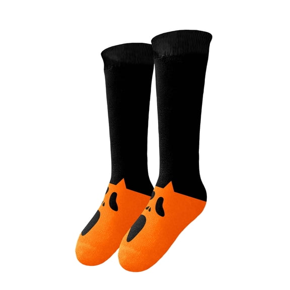 IWRICH Socks Athletic Socks Crew Dress Socks Sports Running Stockings for Women Men Novelty Gifts Orange4