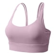 thumbnail image 1 of IWRICH Sports Bra for Women High Support Strappy Sports Bra Moulded Cup High Impact Workout Tops Purple S, 1 of 6