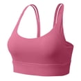 thumbnail image 1 of IWRICH Sports Bra for Women High Support Strappy Sports Bra Moulded Cup High Impact Workout Tops Watermelon Red M, 1 of 6