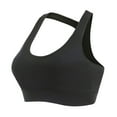 thumbnail image 1 of IWRICH Sports Bras for Women High Support Moulded Cup High Impact Bras Racerback Workout Running Yoga Bra Black M, 1 of 2