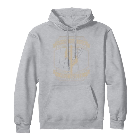 IWRICH Support Your Local Pole Dancer Lineman Electrician Pullover Hoodie Casual Long Sleeve Crew Neck Sweatshirts with Pocket 03-Light Blue 130