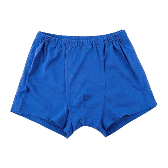 IWRICH Tear Away Underwear Post Surgery Boxer Briefs for Men Disabled Adaptive Underwear Stick-On Boxer Briefs Dark Blue L