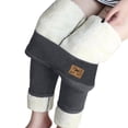 thumbnail image 1 of IWRICH Thermal Leggings for Women Plus Size Winter Lined Tights Warm Thick Sherpa Legging High Waisted Yoga Pants 01-Grey XXXL, 1 of 3