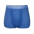 thumbnail image 1 of IWRICH Underwear for Men Mesh Loose Boxer Briefs Ice Silk Enhancing Pouch Shorts BU2 L, 1 of 6