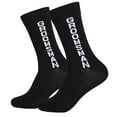 thumbnail image 1 of IWRICH Unisex Everyday Cushion Sock for Women Men Moisture Wicking Mid Calf Tube Socks Black1, 1 of 2