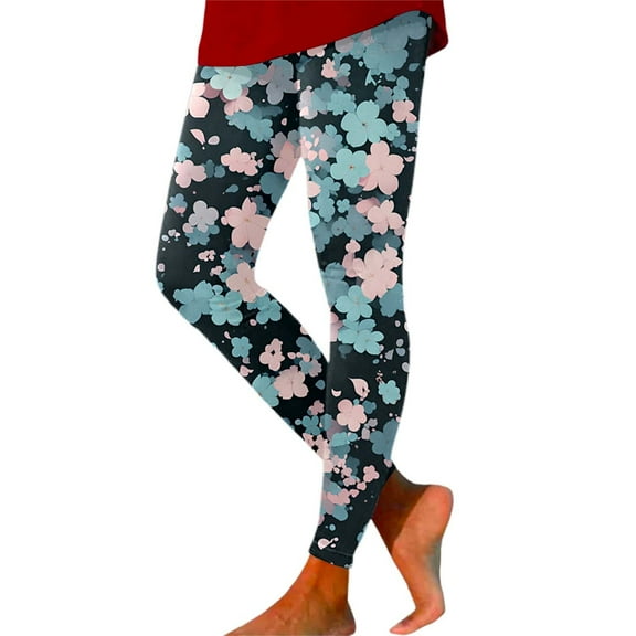 IWRICH Women's 80s Leggings Neon Artistic Splash Printed Buttery Soft Stretchy Pants Z9 L