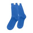 thumbnail image 1 of IWRICH Women's Cotton Crew Socks Ruffle Turn Fashion Ankle Socks Athletic Warm Socks Blue, 1 of 2