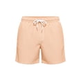 thumbnail image 1 of IWRICH Women's Elastic Waist Drawstring Swim Shorts Gingham Print Boyshorts Bathing Swimsuit Bottoms Board Shorts Orange XXXL, 1 of 4
