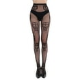 thumbnail image 1 of IWRICH Women's Fishnet Stockings Tights Thigh High Waist Stockings Pantyhose Camouflage, 1 of 3