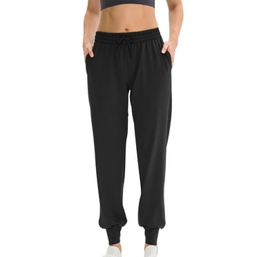 IWRUHZY Sweatpants for Women Cinch Bottom Drawstring Elastic Waist Pant Solid Color Workout Trousers with Pockets