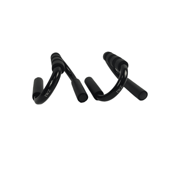 IWZ Body-building Apparatus, S-Shaped Push-Up Bars, Non-Slip Grip Upper Body Strength Training Equipment