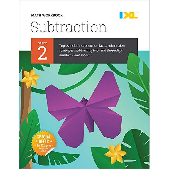 Pre-Owned IXL Math Workbook: Grade 2 Subtraction (Paperback) 1947569309 9781947569300