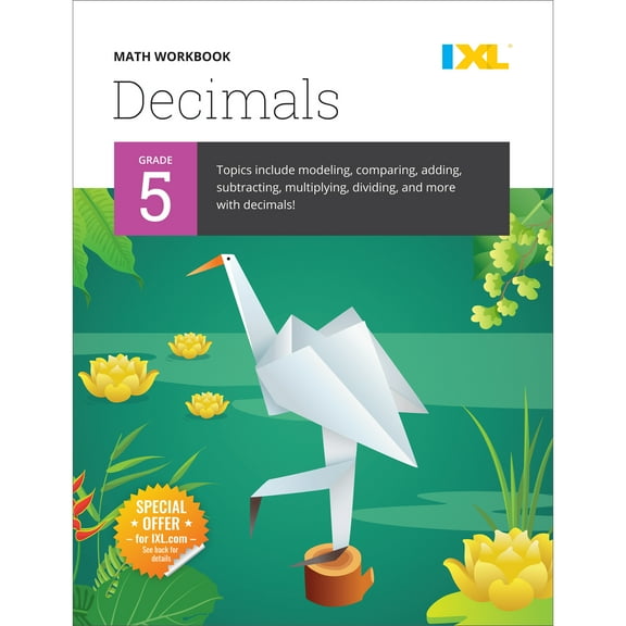 IXL Topic-Specific Workbooks IXL Math Workbook: Grade 5 Decimals, (Paperback)