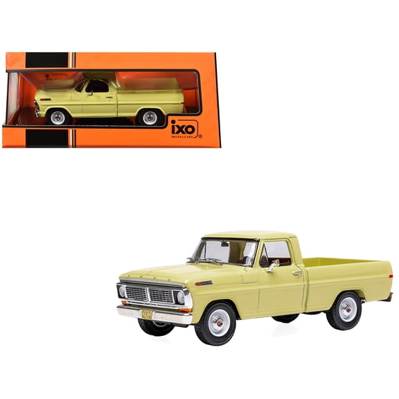 1970 Ford F-100 Pickup Truck Yellow 1/43 Diecast Model by IXO Models