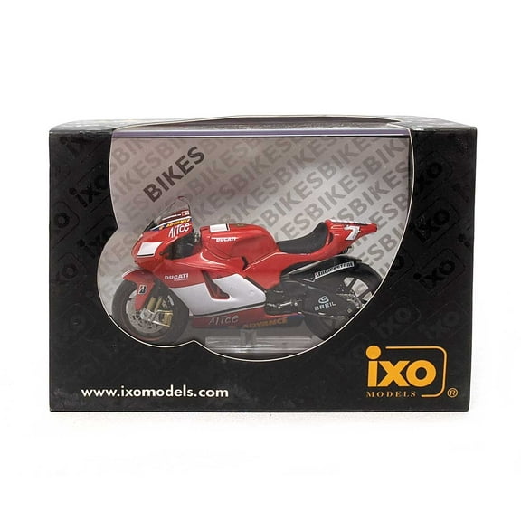 IXO Models Mini Motorcycles: DUCATI Desmosedici #7 C. Checa MotoGP 2005 1/24 Scale