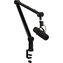 IXTECH Boom Arm - Adjustable 360 Rotatable Microphone Arm - Sturdy Stainless Steel Mic Arm Desk, Table Stand - Foldable Scissor Arm - Stable Microphone Mount Arms for Radio Studio, Podcast, Gaming
