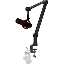 IXTECH Microphone Boom Arm with Desk Mount, 360 Rotatable, Adjustable and Foldable Scissor Mounting for Podcast, Video Gaming, Radio and Studio Audio, Sturdy and Universal - Elegance Model