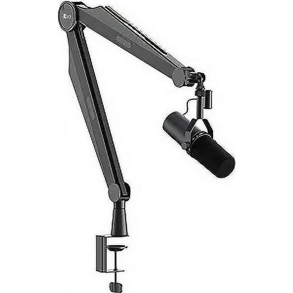 IXTECH Bat Wing Microphone Boom Arm Stand, 25.5 inch Height, Heavy Duty for Gaming & Streaming