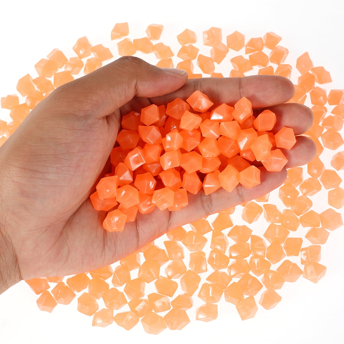 IXTIX Glow Rocks 100/300Pcs Glow in The Dark Pebbles Luminous Stones