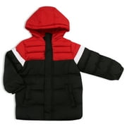 IXtreme Baby & Toddler Boys' Colorblocked Puffer Jacket with Hood, Sizes 12M-4T