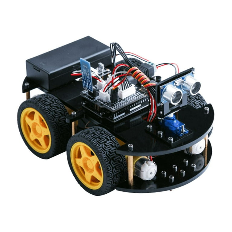 IYANGE Robot Car Kit - Arduino UNO R3 Compatible (MEGA328P), Bluetooth  Controlled, External Circuit Modules & Learning Application Development-  Easy to Use
