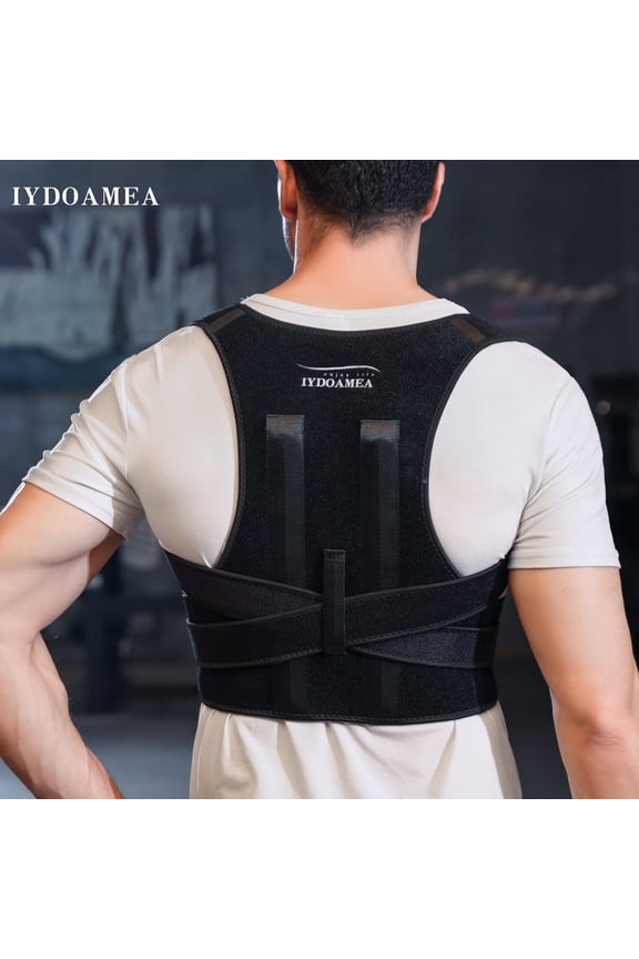 Back Brace Posture Corrector for Women and Men, Shoulder Straightener Adjustable Back Support Upper and Lower Back Pain Relief - Scoliosis Hunchback Hump Thoracic Spine Corrector