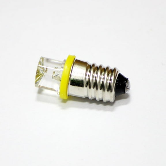 IYFFDFE-10pcs E10 Screw 3V Yellow Flood Light Led Bulb Flood Light Lamps +10pcs E10 Base (3V, Yellow)