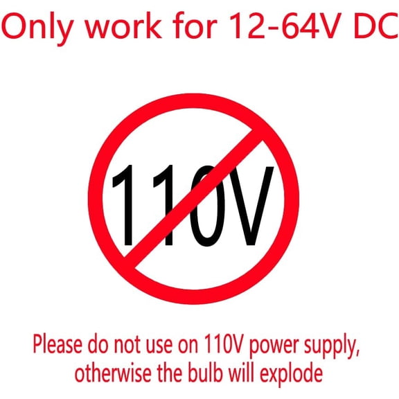 IYFFDFE-12V Low Voltage LED Light Bulbs - Warm White 7W(Only for 12V), Pack of 2