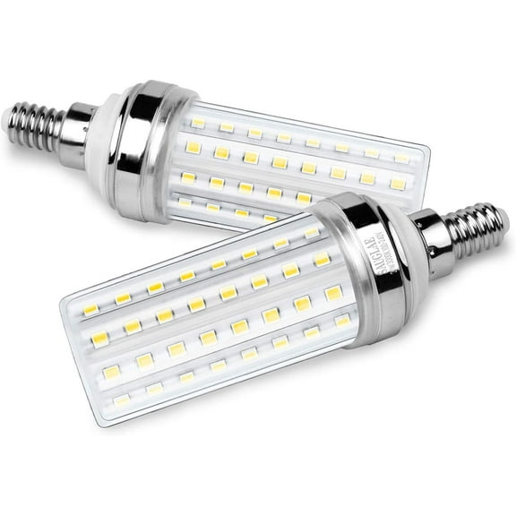 IYFFDFE-20W LED Corn Bulbs, 150W Incandescent Bulbs Equivalent, 3000K Warm White, Non-Dimmable, 2000Lm, E12 Small Edison Screw Light Bulbs, 3-Pack