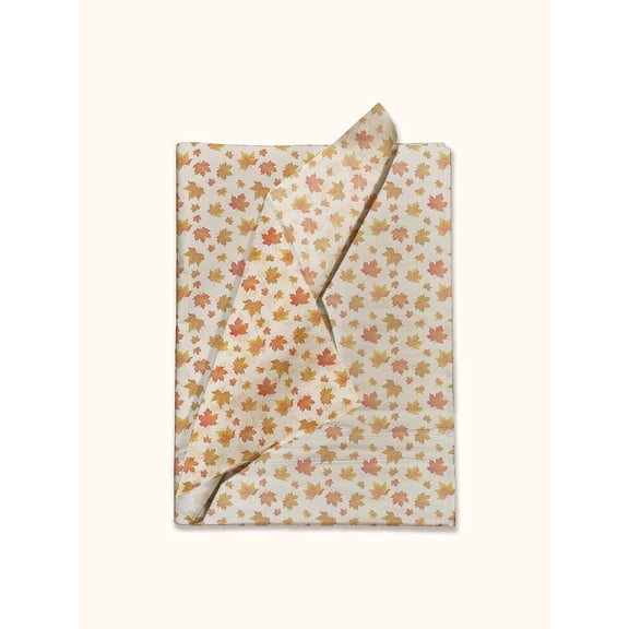IYFFDFE-Autumn Leaves Printed Tissue Paper for Gift Bags or Boxes and Wrapping - Bulk Fall Decorative Art Tissue Paper for Packaging and Gifting | 24 Sheets 20" x 30"