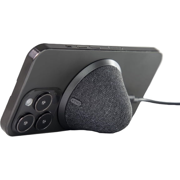 IYFFDFE-Bell Portable Magnetic Bluetooth Speaker with Built-in Mic for Compatible with iPhone iPad Google Pixel Samsung Galaxy 2.5 x 1.8 x 1.8 inches Hands-Free Calls Black