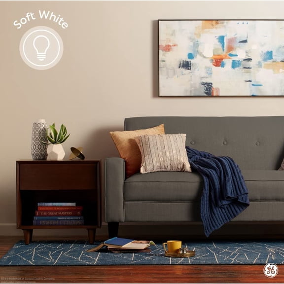 IYFFDFE-Bright Stik LED Light Bulbs, 9 Watt (60 Watt Equivalent) Soft White, Medium Base, Non-Dimmable (3 Pack)