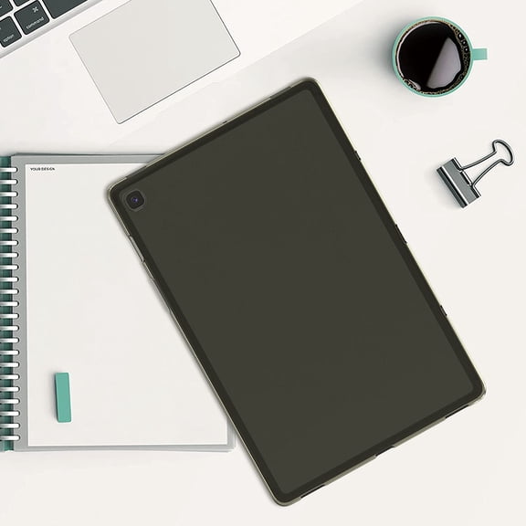 IYFFDFE-Case Compatible with Samsung Galaxy Tab S5e Case - Soft TPU Back Protector Cover for Tablet - Black/Transparent