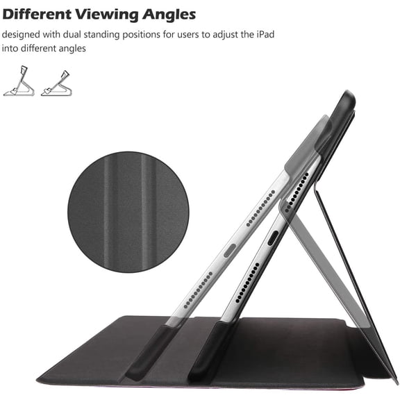 IYFFDFE-Cover for iPad Air 3 10.5" 2019 / iPad Pro 10.5 2017 Case, Slim Stand Protective Folio Case Smart Cover for iPad Air 10.5" (3rd Gen) 2019 / iPad Pro 10.5" 2017-Black