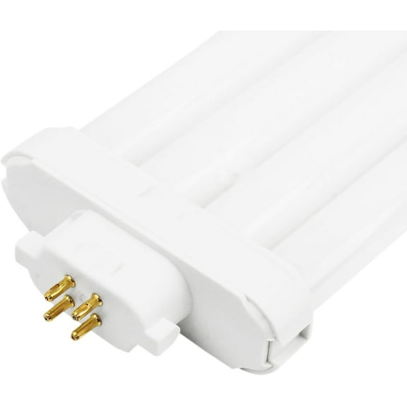 IYFFDFE-FML27 27-Watt 3000K Compact Fluorescent Light Bulbs with Quad Tubes, 2 Packs Warm White 4-Pin GX10q-4 Base FML FML Lamp 27 Watt Bulbs