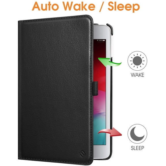 IYFFDFE-Fintie Rotating Case for iPad Mini 5th Generation 2019 / iPad Mini 4 (7.9 Inch) - 360 Degree Rotating Smart Stand Protective Back Cover, Auto Sleep/Wake Feature, Black