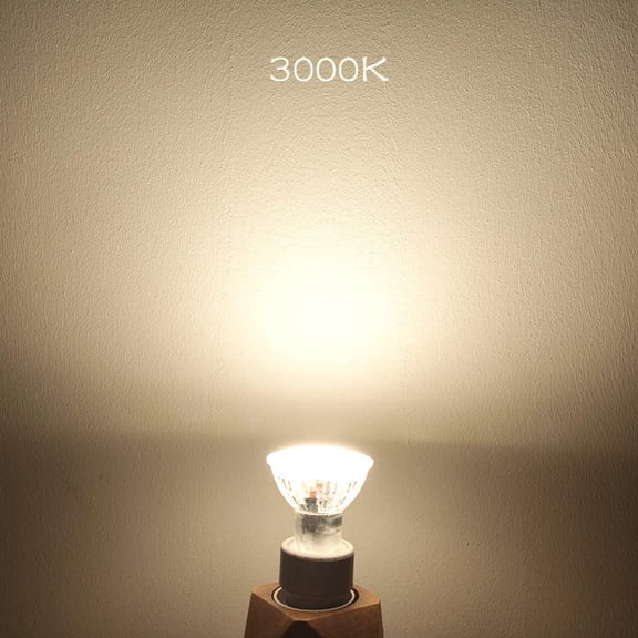 IYFFDFE-GU10 LED Light Bulb 5W Soft Warm White 3000K 400LM AC 85-265V NO Flicker Imitation Glass Cover 120 Degrees Wide Angle Non-Dimmable 40W Equivalent, for Ceiling Recessed Spotlight Lighting, 4-P