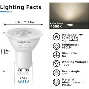 Gu10 C 120v 50w