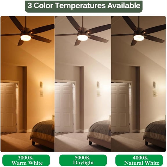 IYFFDFE-GU24 LED Light Bulb 3 Color Temperature, Daylight/Natural White/Warm White, 12W(100W Equivalent), 1200 Lumens, A19 Shape Two Prongs Bulb for Living Room,Bedroom (4-Pack)