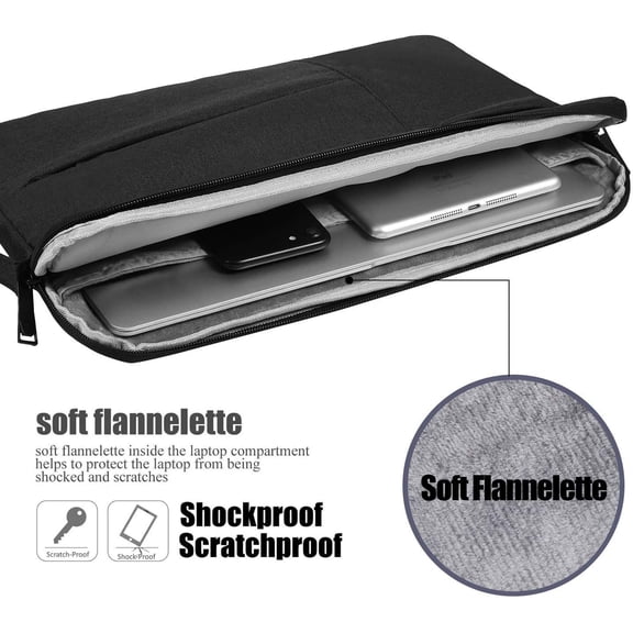 IYFFDFE-Graphics Drawing Tablet Carry Case with Artist Glove Compatible for Wacom Intuos Pro PTH660 Medium Case Huion H1060P, H950P, HS610, Xp-Pen Deco 01 V2, Ugee M708 and VEIKK A30 (Black)