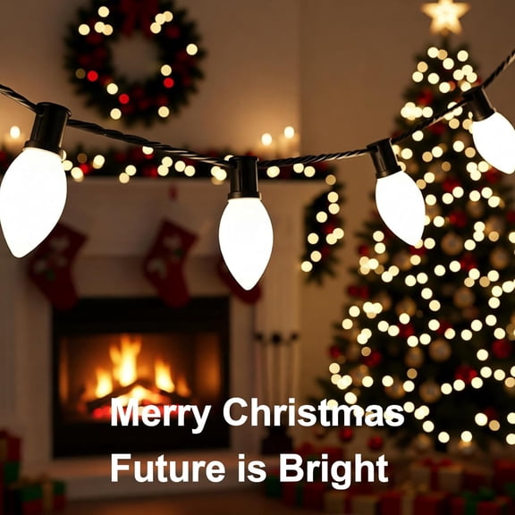 IYFFDFE-Low Watt Led Light Bulbs 0.5W Equivalent 5W Incandescent Small Night Light Bulb Warm White 2700K Milky C7 Candelabra Led Light Bulbs for Wall lamp Chandeliers E12 Screw Base Samll White Bulbs