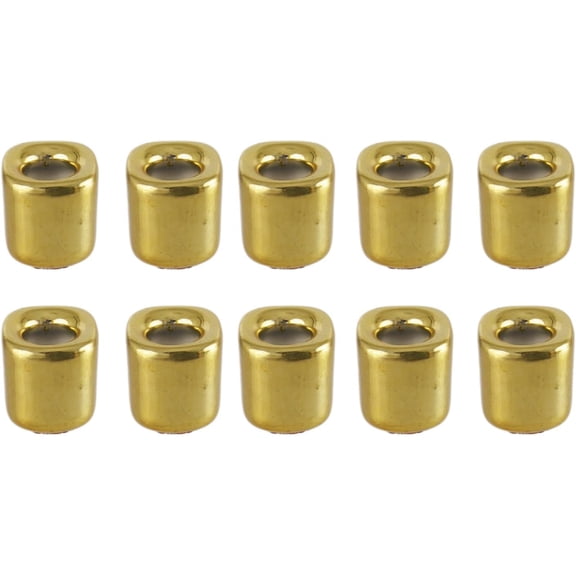 IYFFDFE-Mega Candles 10 pcs Gold Ceramic Chime Ritual Spell Candle Holders, Great for Casting Chimes, Rituals, Spells, Vigil, Witchcraft, Wiccan Supplies & More