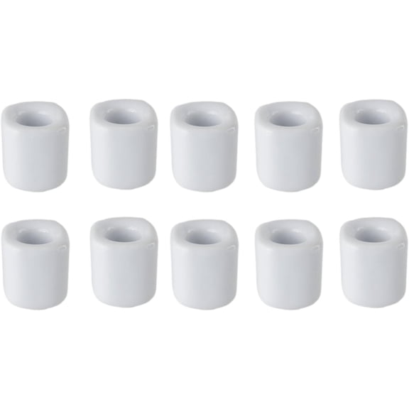 IYFFDFE-Mega Candles 10 pcs White Ceramic Chime Ritual Spell Candle Holders, Great for Casting Chimes, Rituals, Spells, Vigil, Witchcraft, Wiccan Supplies & More