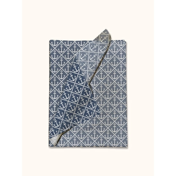 IYFFDFE-Nautical Anchors Printed Tissue Paper for Gift Bags or Boxes and Wrapping - Bulk Decorative Art Tissue Paper for Packaging and Gifting | 24 Sheets 20" x 30"