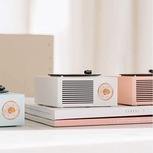 IYFFDFE-Old Fashioned Classic Style Bluetooth Speaker White Vinly Record Player Style Cute Look Creative Gift for Girls Bass Enhancement Loud Volume Speaker by
